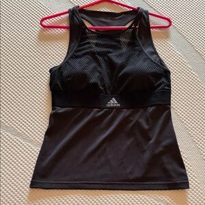 Adidas Black Climalite Athletic Mesh Tank M Medium